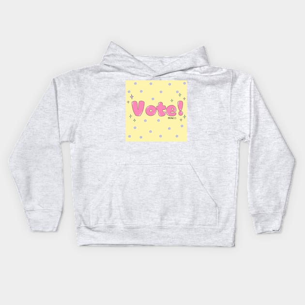 Vote! Kids Hoodie by Ranaawadallah